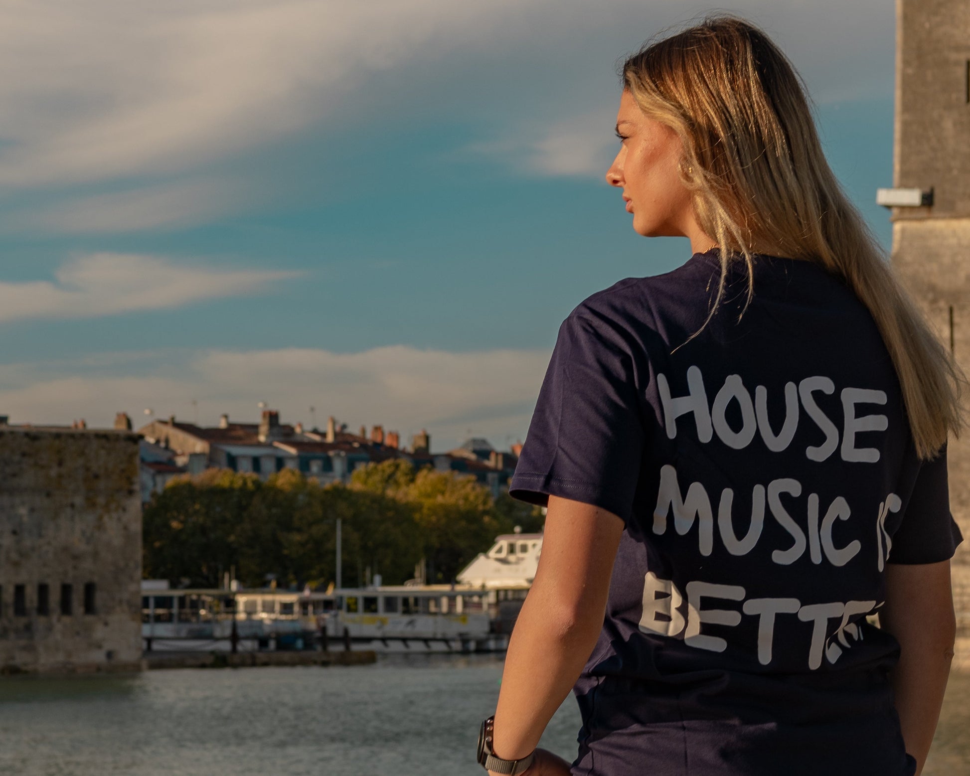 T-shirt Marine